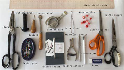 Fashion design tools and equipment