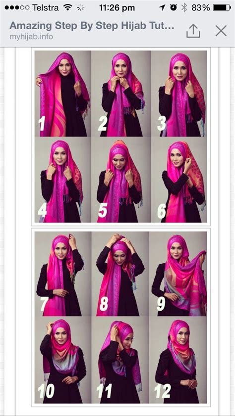Fashionable Hijab Styles Step By Step