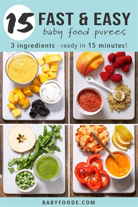 Fast Baby Food Recipes