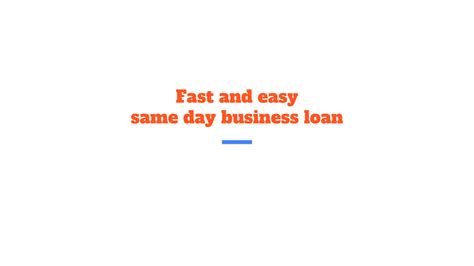 Fast Business Loans Same Day