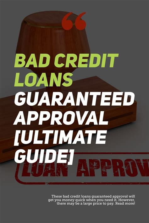 Fast Cash Bad Credit Guaranteed