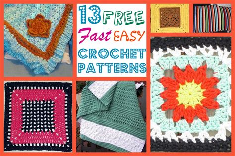 Fast Easy Crochet Patterns