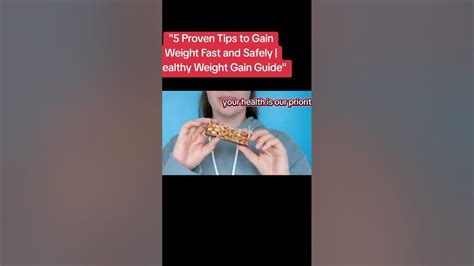 Fast Weight Gain: 5 Proven Methods