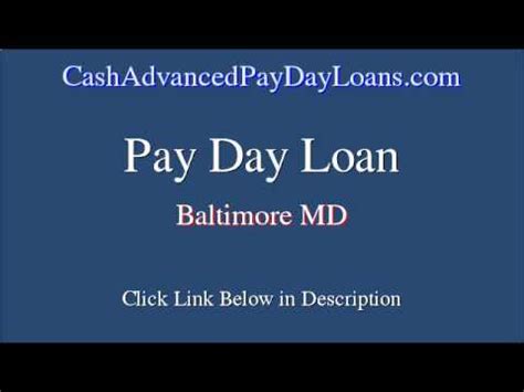 Fastest Payday Loans Baltimore Md