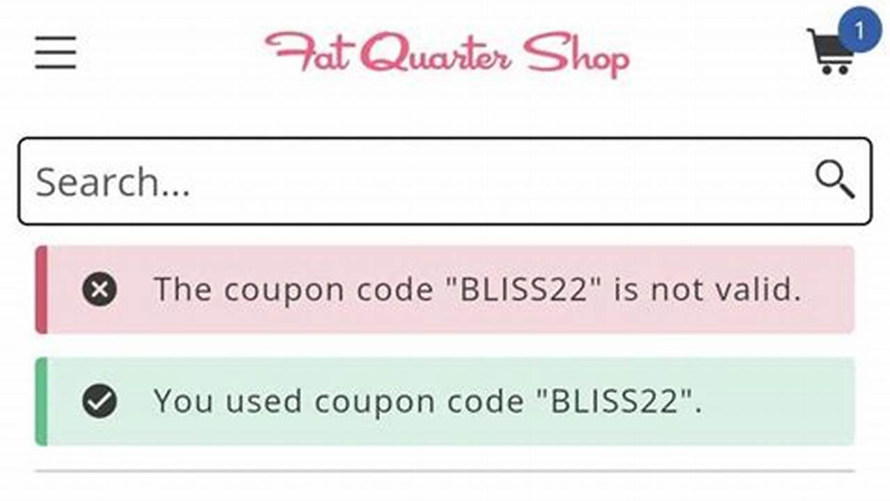 Fat Quarter Shop Discount Code 2024