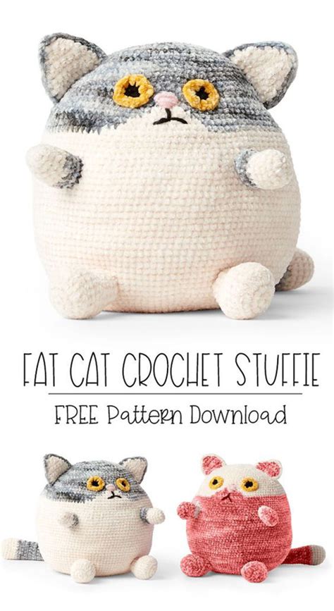 Fat Cat Crochet Pattern Free
