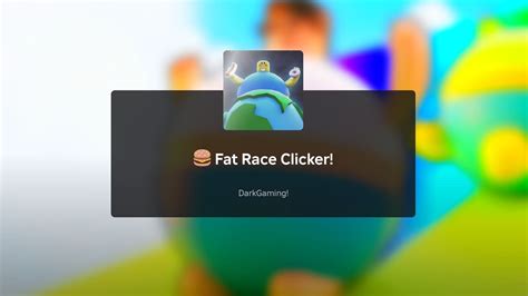 Fat Race Clicker! - Roblox