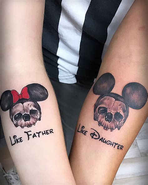 55 Awesome Father and Daughter Matching Tattoos Fashion