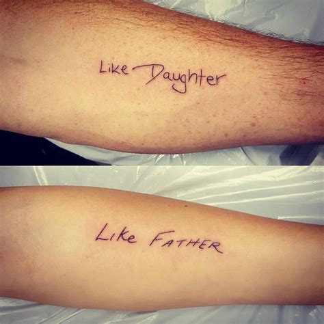 A daughter's name on her dad Tattoos, Tattoo quotes, Tatting