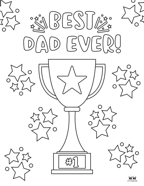 Father's Day Coloring Pages Printable