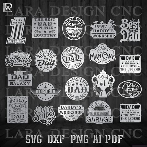 Download Father's Day Bundle Files DXF Files