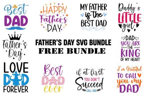 Download Father's Day Bundle Files Free PSD Mockups