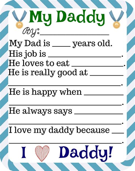 Father's Day Free Printables