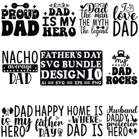 Download Father's Day SVG Bundle Files