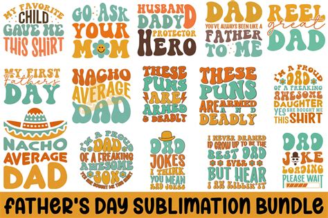 Download Father's Day Sublimation Bundle Cut Files