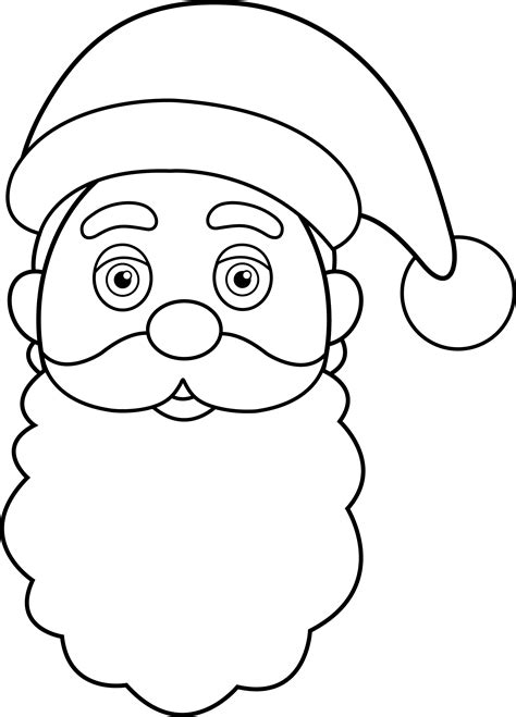 Father Christmas Templates Print