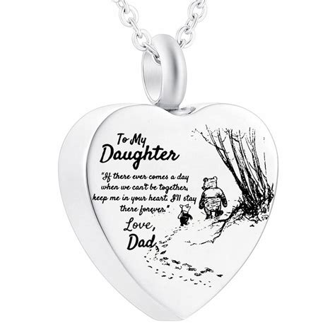Father Daughter Cremation Jewelry