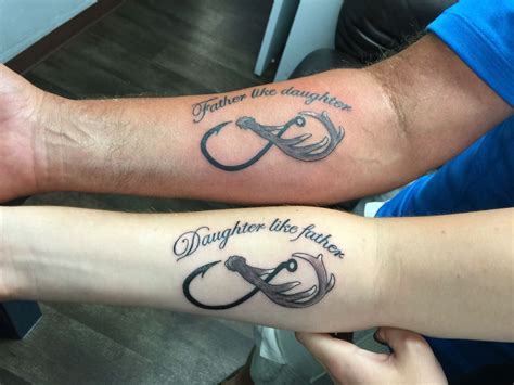 Father Daughter Infinity Tattoo