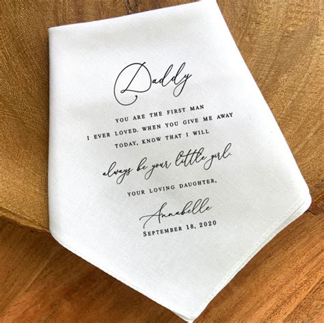 Father Of The Bride Handkerchief