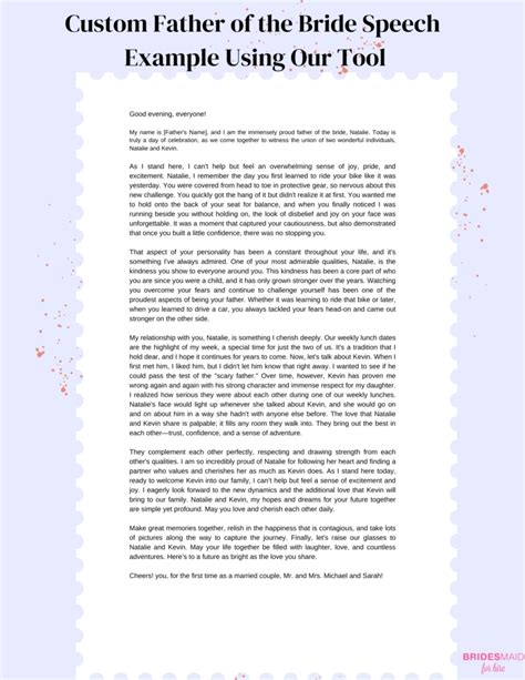 Father Of The Bride Speeches Pdf