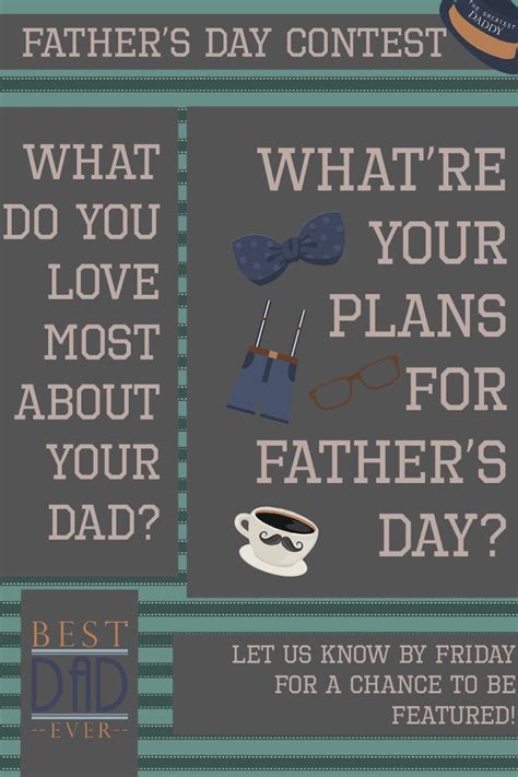 Father S Day Contest Ideas