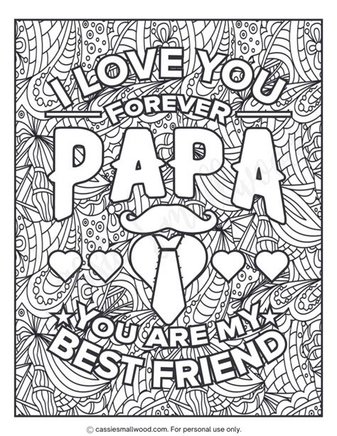 Fathers Day Coloring Pages For Papa