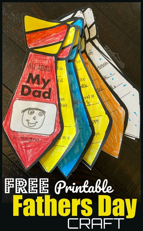 Fathers Day Crafts Printable