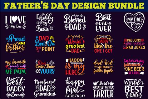 Download Fathers Day Design Bundle Volume 2 | Easy Edite