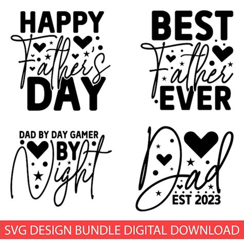 Download Fathers Day Gift SVG Bundle Gift for... Files Free PSD Mockups