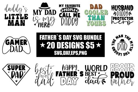 Get the Best Father's Day Gift with Our Heartfelt Fathers Day SVG Bundle – Celebrate Your Hero!