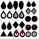 Faux Leather Earring Template Free