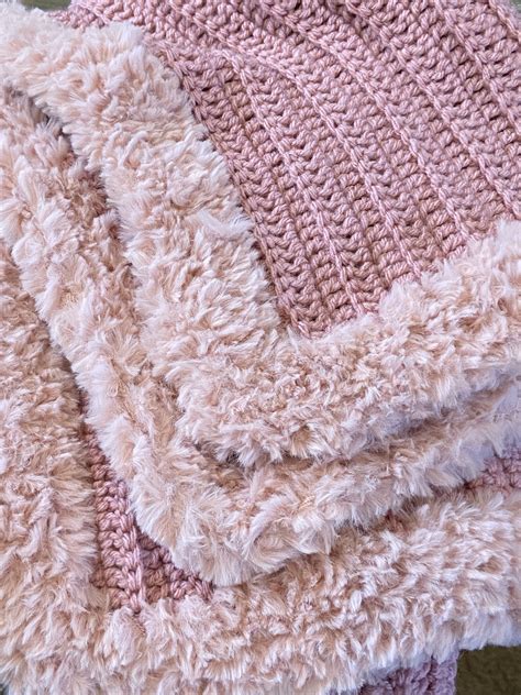 Faux Fur Crochet Blanket Pattern