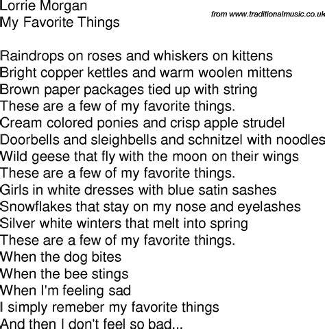 Favorite Song Lyric