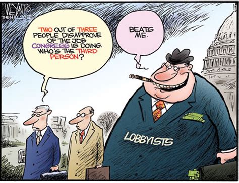 Favoritism in government through lobbying