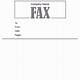 Fax Cover Page Printable