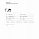 Fax Cover Template Free