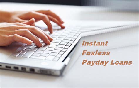 Faxless Payday Loan Same Day