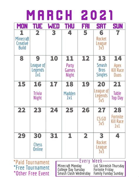 Fayetteville Events Calendar