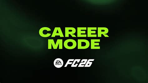 Fc26 Career Mode