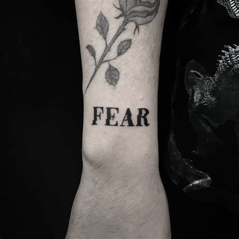 Fear God Tattoo Pictures to Pin on Pinterest Fear tattoo