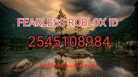 Fearless - Roblox ID