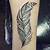 Feather Tribal Tattoo