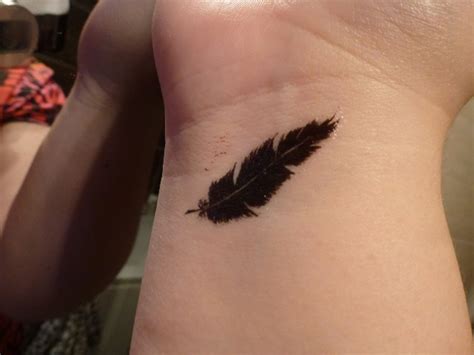 Feather Wrist Tattoo Designs, Ideas and Meaning Tattoos