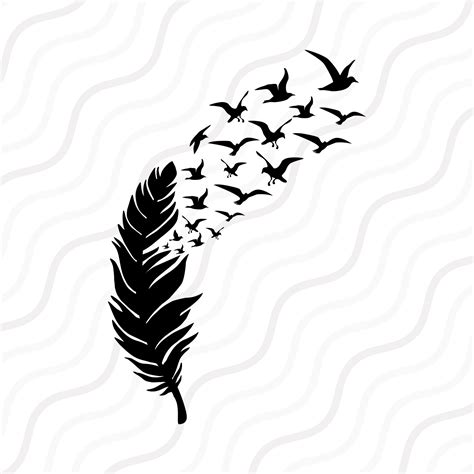 Flock to Your Designs with Feather and Birds SVG – Flap Your Creative Wings!