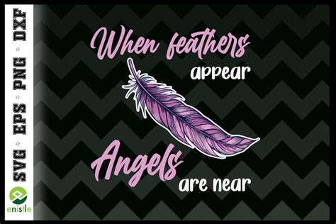 Download Feathers Appear when Angels Are Near SVG File - SVG Design Creativefabrica