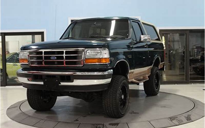 Features Of 1995 Ford Bronco
