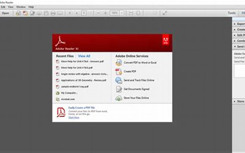 Features Of Adobe Reader