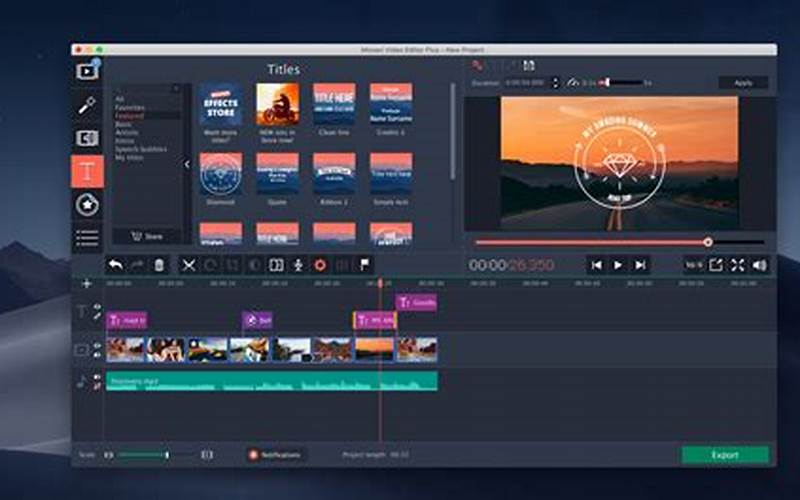 Features Of Movavi Video Editor Plus