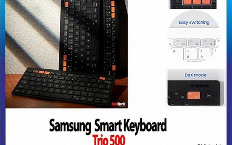 Features Of Samsung Kbd Trio 500