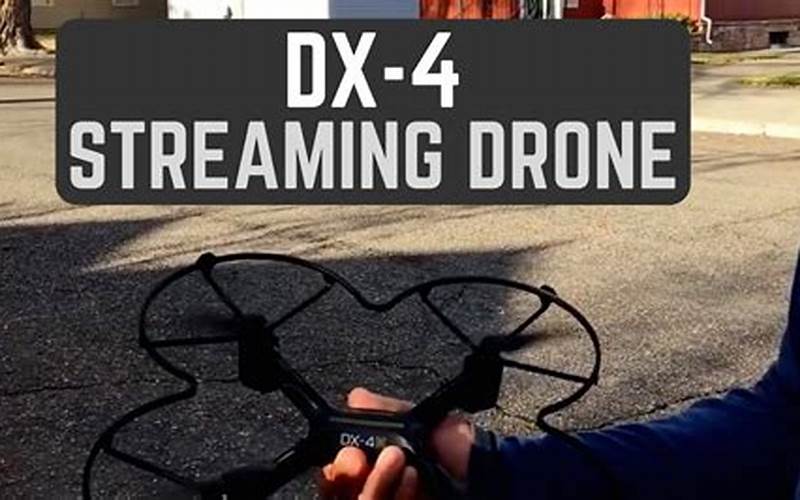 Features Of Sharper Image Streaming 2.4 Ghz Dx 4 Hd Video Drone